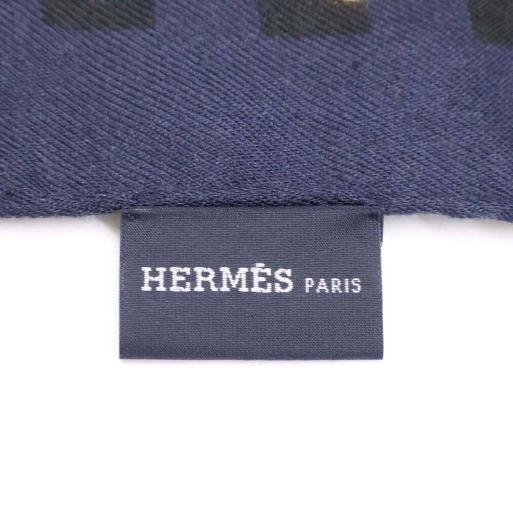HERMES Yellow Silk Scarf - Picture 5 of 6